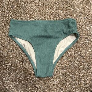 Green High-Waisted Bikini Bottom